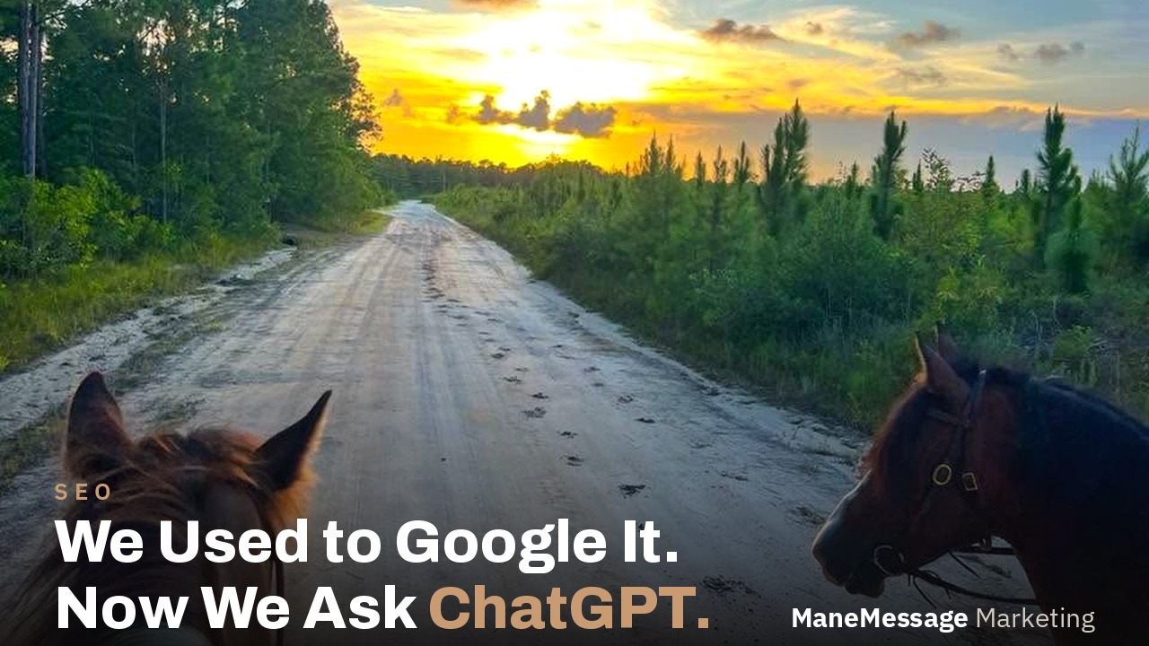 We Used to Google It. Now We Ask ChatGPT.
